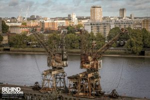 Battersea Power Station - Dock cranes