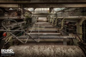 Fletchers Paper Mill - Top of rollers