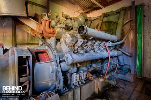 RAF Upwood Clinic - Huge backup generator