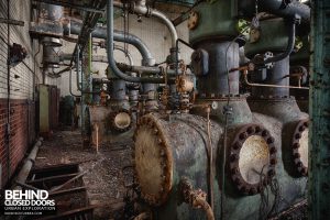 Grimsby Ice Factory - Rear of the compressors