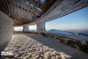 Buzludzha - Amazing views through the huge windows