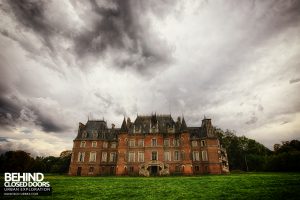 Château Japonais, France - External under foreboding sky