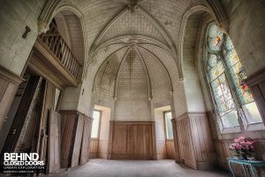 Château Japonais, France - Side view of chapel