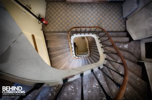 Hospital Plaza - Staircase from top