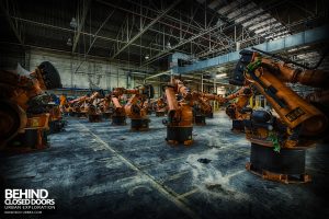 Ford Plant, Swaythling - Disassembled robots