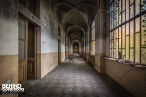 Manicomio di Racconigi - Lots of long corridors