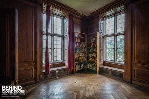 Carmel College - Bookcase in Library