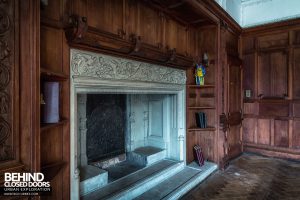 Carmel College - Fireplace detail