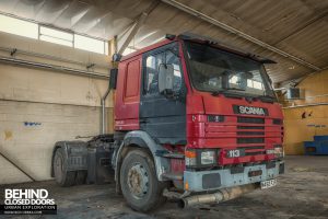 British Celanese, Spondon - Truck in a warehouse