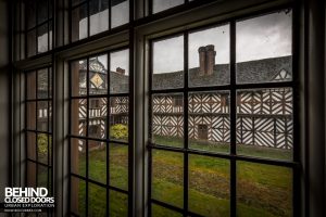 Pitchford Hall - View out of window