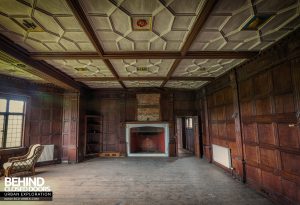 Pitchford Hall - Room with amazing ceiling