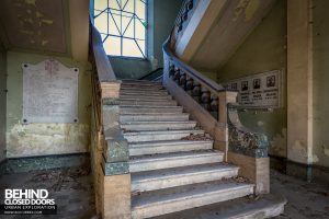St Joseph's Orphanage Italy - Bottom of stairs