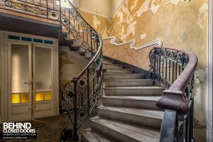 Villa Margherita, Italy - Staircase detail