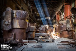 CSGD Steel Works, Belgium - Light beams