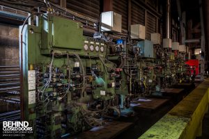 S.M. Steel Works, Belgium - Row of machines