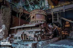 Thamesteel Sheerness - Ladle on transporter