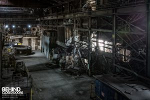 Thamesteel Sheerness - Electric Arc furnace work space
