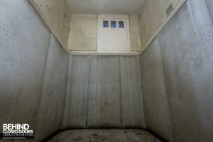 Haslar Padded Cell - Back of the cell