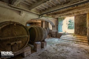 Villa Cripta, Italy - Barrels for wine making