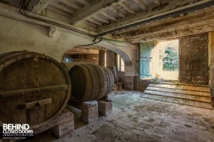 Villa Cripta, Italy - Barrels for wine making