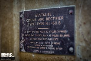 Grand Theatre, Banbury - Plate detail