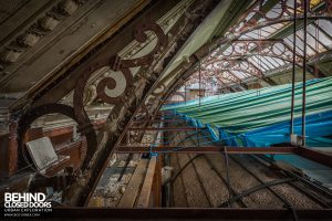 Coal Exchange, Cardiff - Original roof ironwork