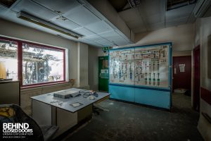 Winnington Works - The control room was more of an office with a monitoring panel
