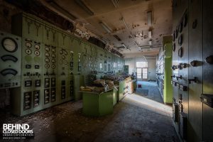 Winnington Works - View down the control room