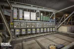 Scartho Baths - Distribution boards above ceiling
