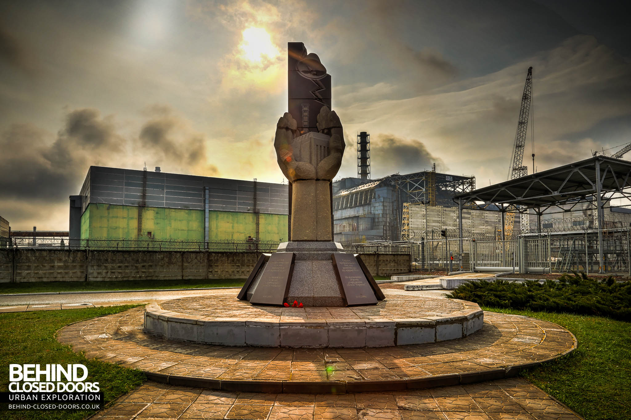 Chernobyl Nuclear Power Plant The monument commemorating