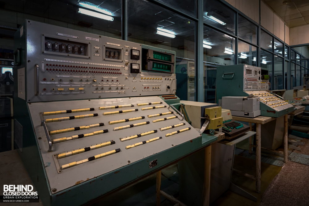 Chernobyl Power Plant - Computer control stations
