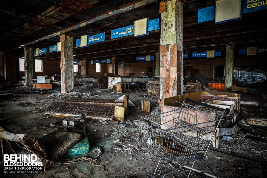 Pripyat - The super market has seen better days