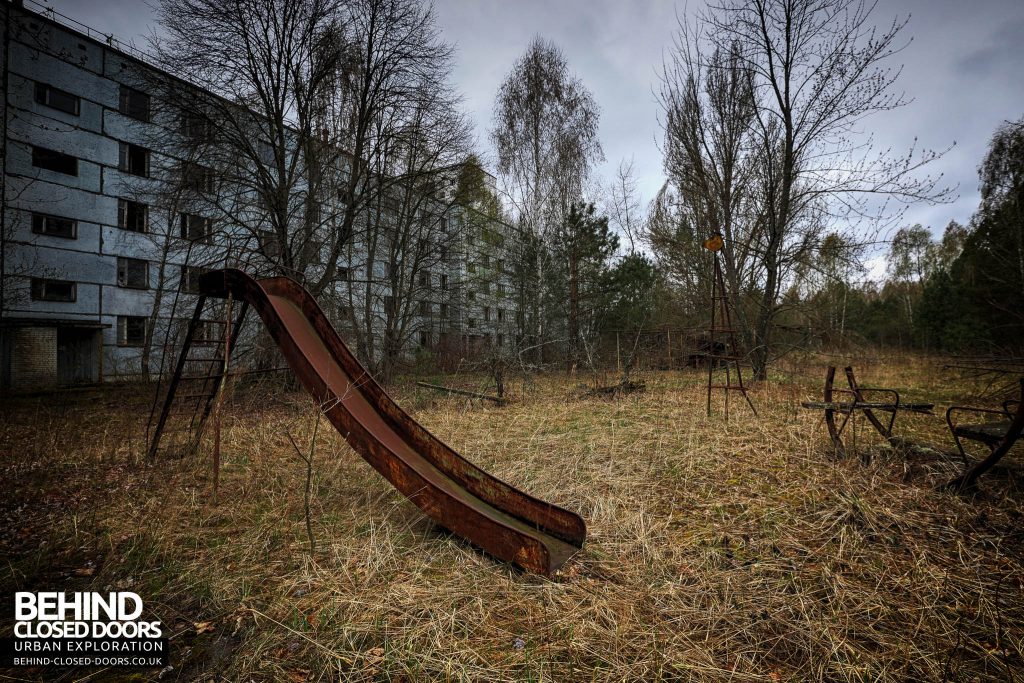 Pripyat - Kids play area left to rot