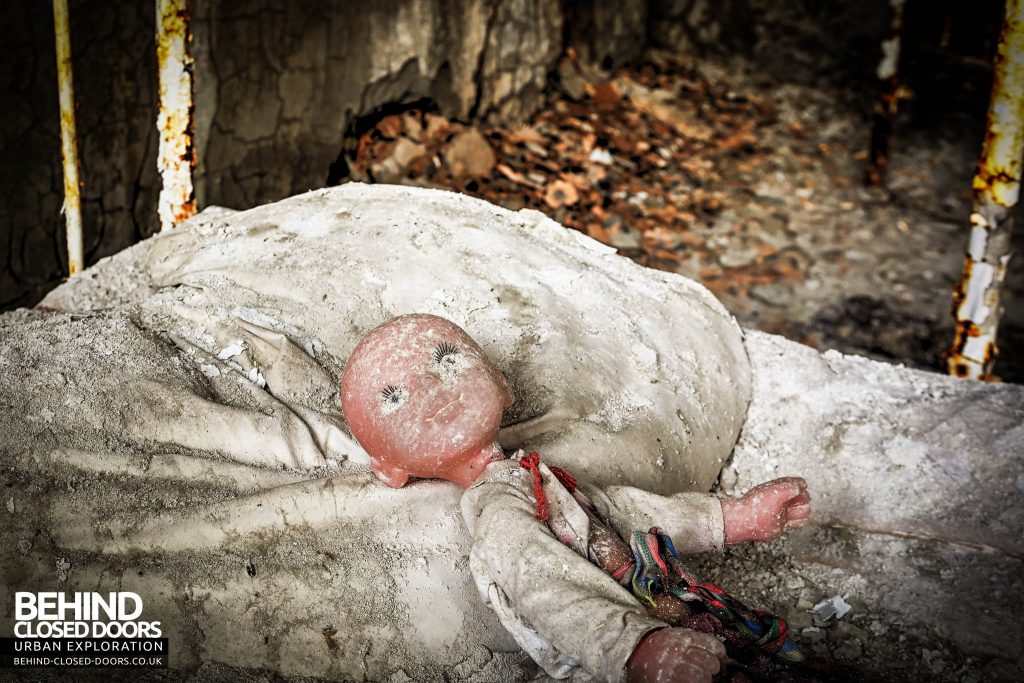 Pripyat Hospital - Doll in hospital bed