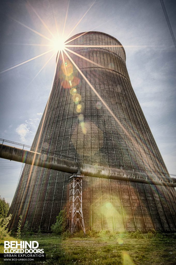 IM Cooling Tower - External with sunburst