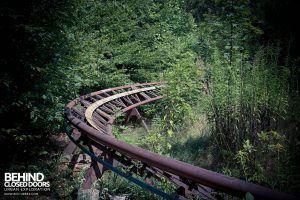 Spreepark Theme Park - Roller coaster track