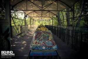 Spreepark Theme Park - Roller coaster station