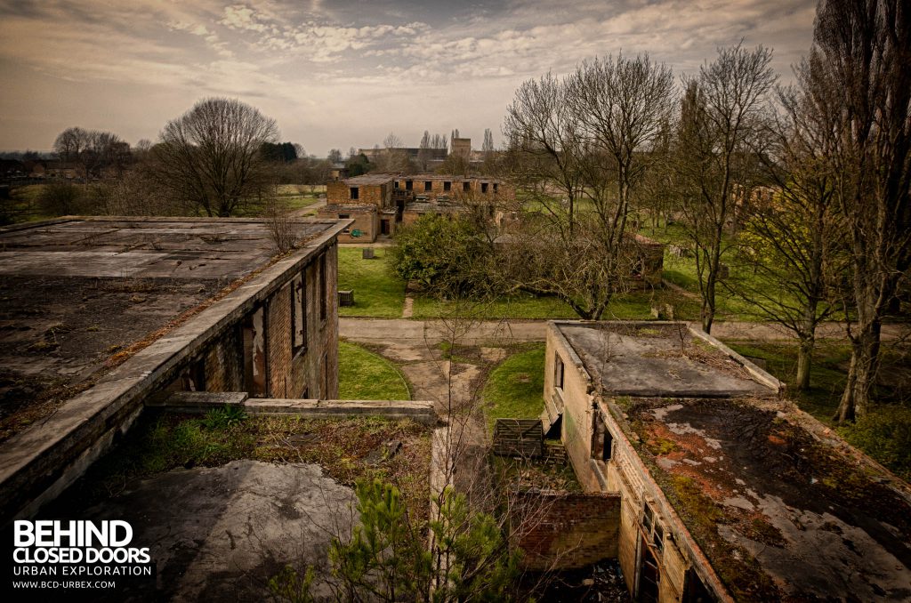 RAF Upwood - View from a roof