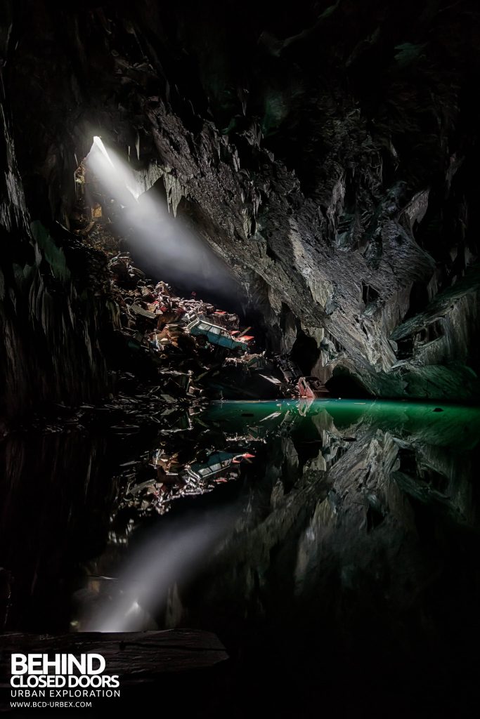 Cavern of the Lost Souls - Reflection on the calm water