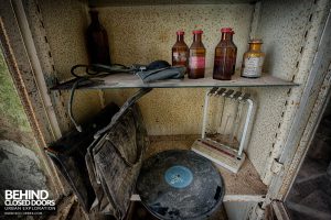 Dr Annas House and Surgery - Cupboard of medical items