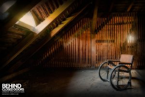 Wheelchair Hospital - Wheelchair in attic