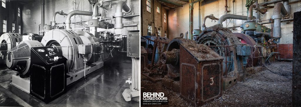 Grimsby Ice Factory Now and Then - Compressor number 3