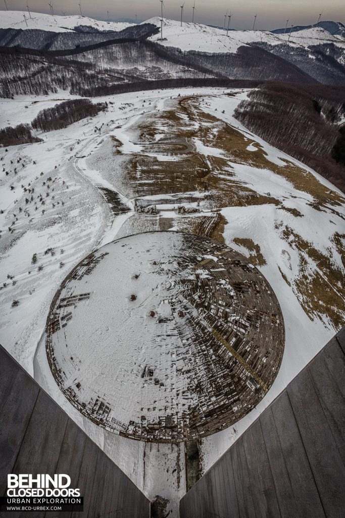 Buzludzha - View from the top of the tower