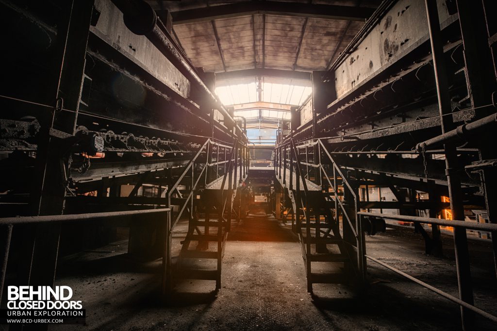 Bergwerk West Friedrich-Heinrich, Germany - Machines in the hard coal processing plant