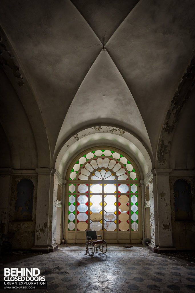 Manicomio di Colorno, Italy - Arched hallway