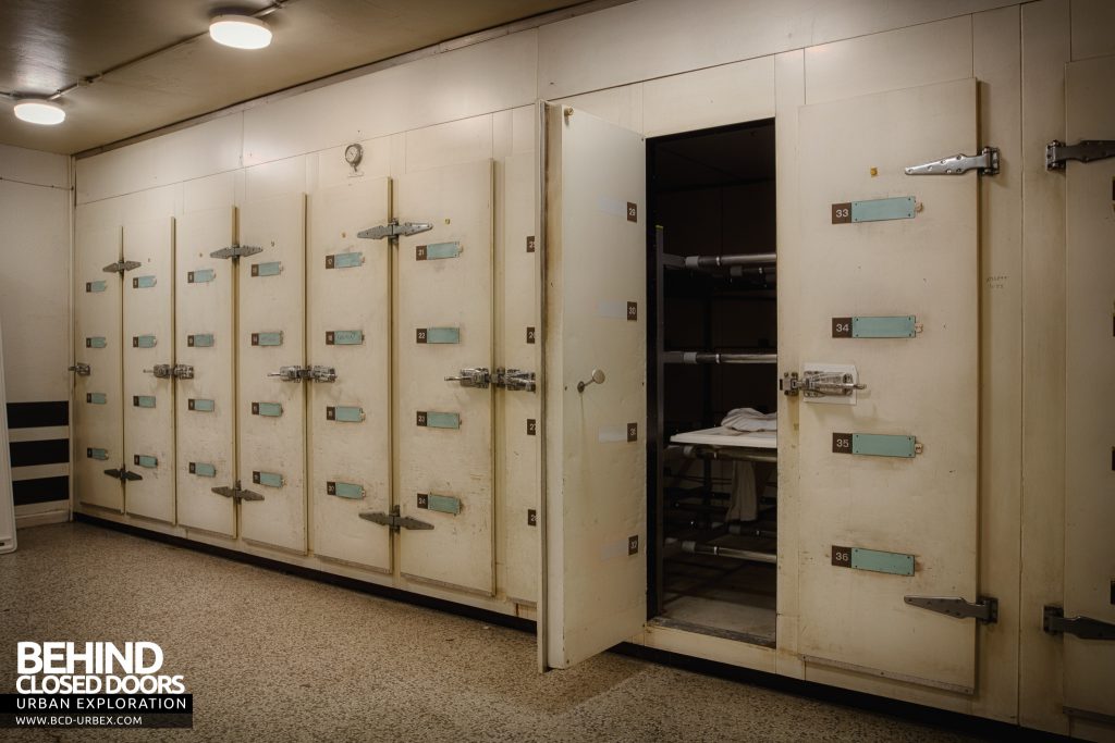 Selly Oak Hospital Mortuary - Body storage fridges