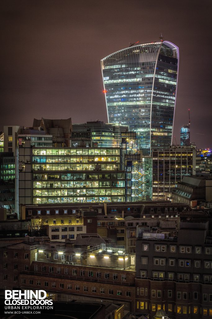 London Rooftops - Tall view of Walkie Talkie