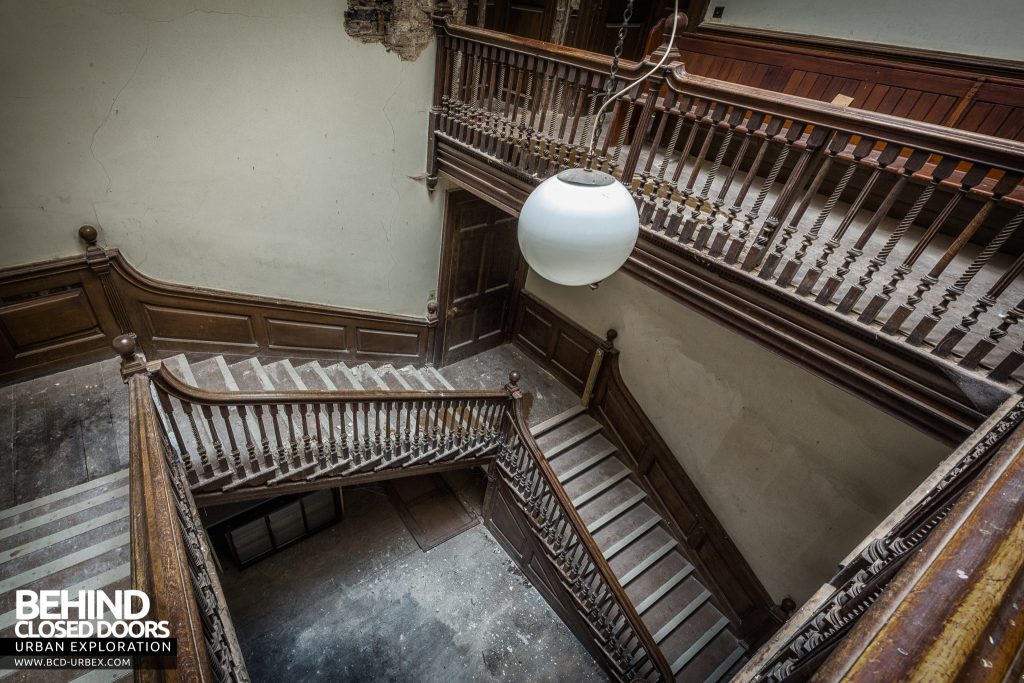 Brogyntyn Hall - Snake stairs