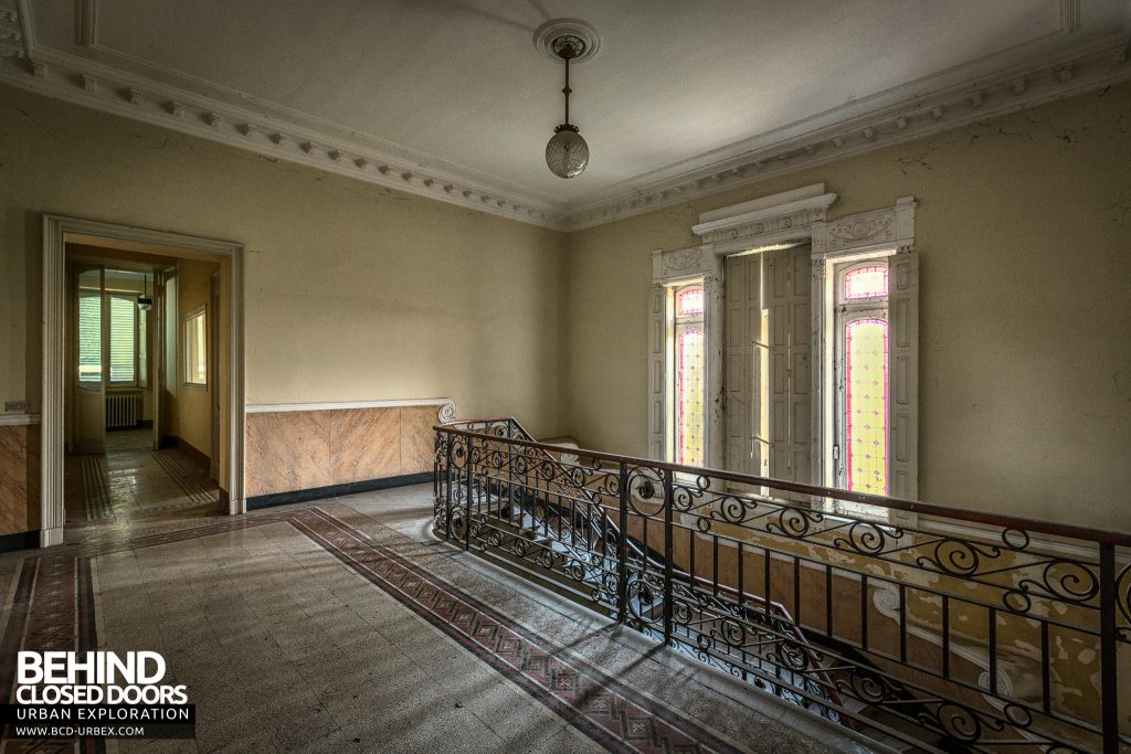 Villa Margherita, Italy - View at the top of the stairs