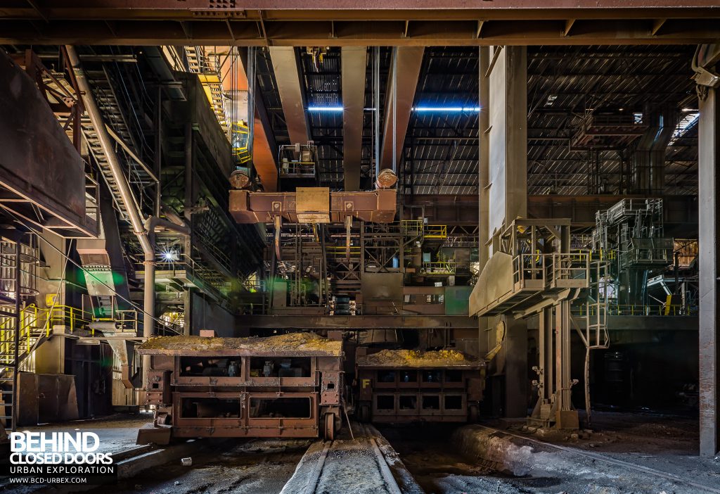 CSGD Steel Works, Belgium - Masses of machinery